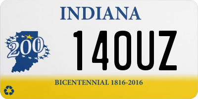 IN license plate 140UZ