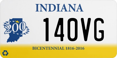 IN license plate 140VG
