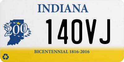 IN license plate 140VJ