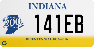 IN license plate 141EB