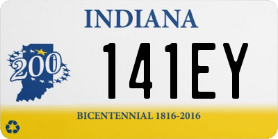 IN license plate 141EY