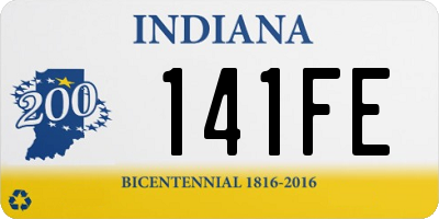 IN license plate 141FE