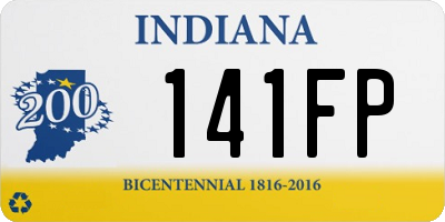 IN license plate 141FP