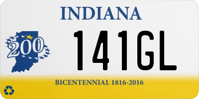 IN license plate 141GL