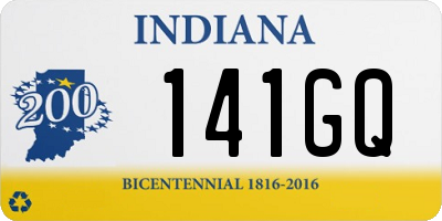 IN license plate 141GQ