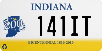 IN license plate 141IT