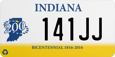 IN license plate 141JJ