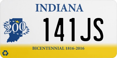 IN license plate 141JS