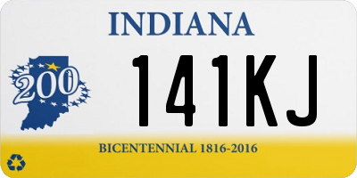 IN license plate 141KJ