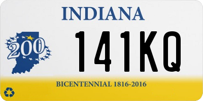 IN license plate 141KQ