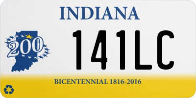 IN license plate 141LC