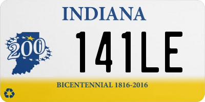 IN license plate 141LE