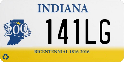 IN license plate 141LG