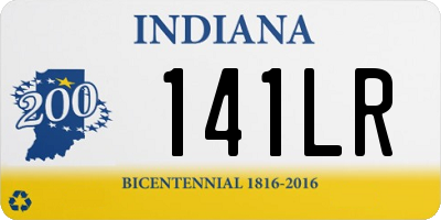 IN license plate 141LR