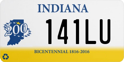 IN license plate 141LU
