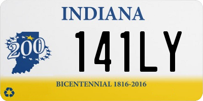 IN license plate 141LY