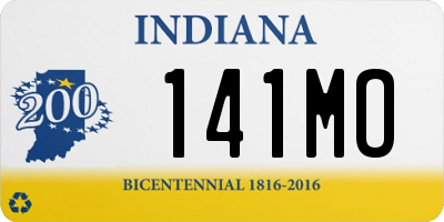 IN license plate 141MO