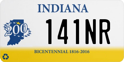 IN license plate 141NR