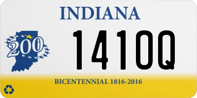 IN license plate 141OQ