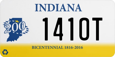 IN license plate 141OT