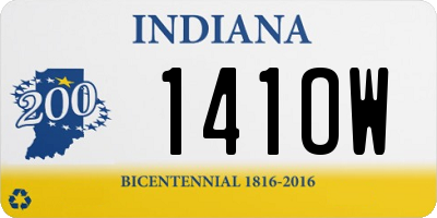 IN license plate 141OW