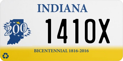 IN license plate 141OX