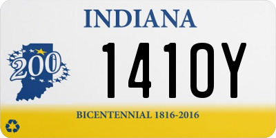 IN license plate 141OY