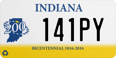 IN license plate 141PY