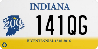 IN license plate 141QG