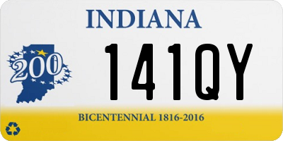 IN license plate 141QY