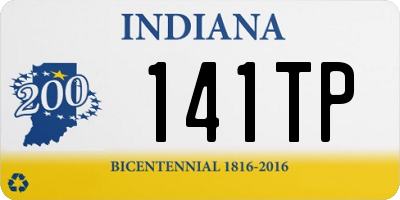 IN license plate 141TP