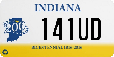 IN license plate 141UD