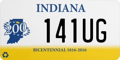 IN license plate 141UG