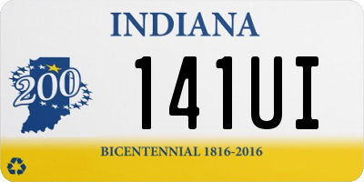IN license plate 141UI