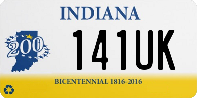 IN license plate 141UK