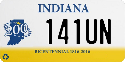 IN license plate 141UN