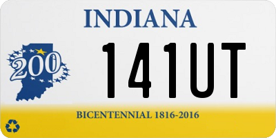 IN license plate 141UT