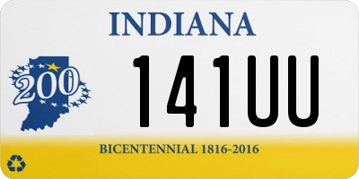 IN license plate 141UU