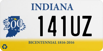 IN license plate 141UZ