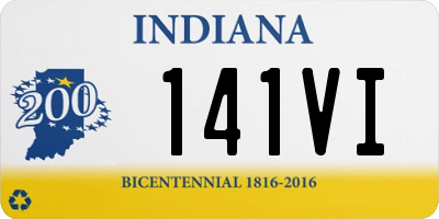 IN license plate 141VI