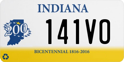 IN license plate 141VO