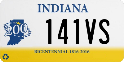 IN license plate 141VS