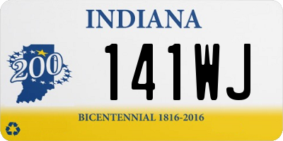 IN license plate 141WJ