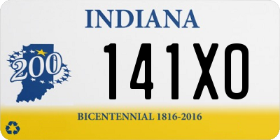 IN license plate 141XO