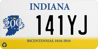 IN license plate 141YJ