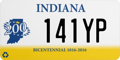 IN license plate 141YP