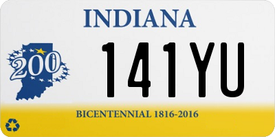 IN license plate 141YU