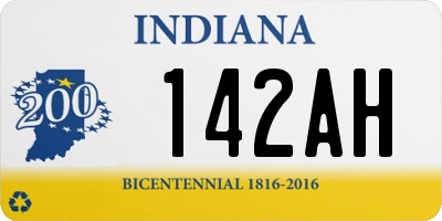 IN license plate 142AH