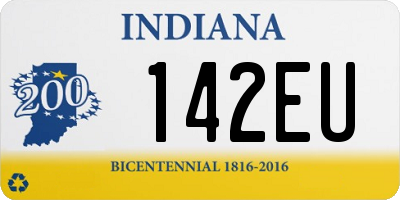 IN license plate 142EU