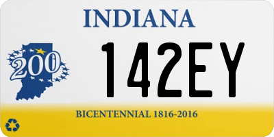 IN license plate 142EY